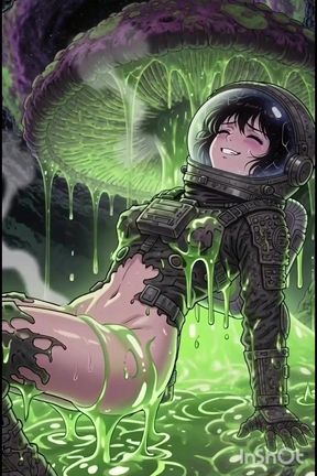An astronaut got lost on an alien planet