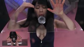 ASIAN HARD THROAT FUCK，TRAINING WITH TOY 9