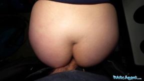 Public Agent Spends his money on a working girl who gives great blowjob and fucks hard