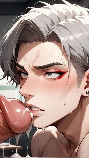 Thigh Spread Cum Drip: Muscle Gay's Milky Fountain
