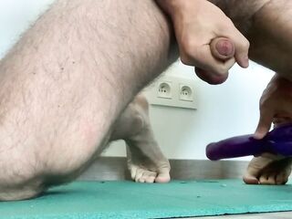 Anal play and cock & balls whipping