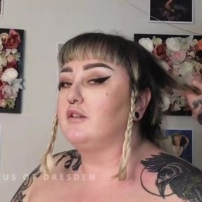 BBW Full Head Long Hair Shave Punishment Humiliation Fetish