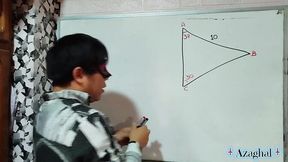 Amateur Asian student gives horny blowjobs to nerdy math teacher from