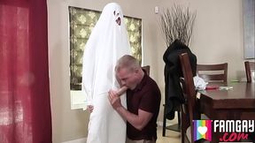 Grandpa'_s Ghost Costume Joslyn James, Marcus London