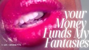 your Money Funds My Fantasies