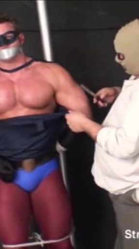 Superhero Stripped & Man Handled