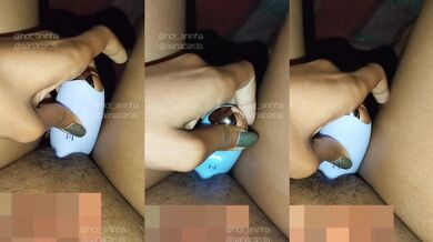 Brazilian beauty cumming loud with clit vibrator orgasm