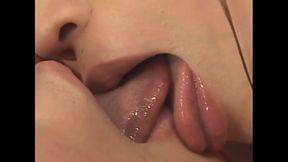 DEFINITIVE Asian Lesbian Kissing Closeup Compilation