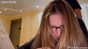 The stepson took advantage of the situation and filled his stepmother's pussy with thick sperm