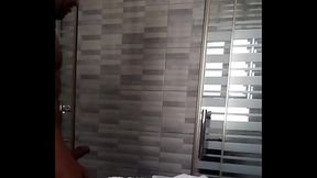 Gorgeous busty wife latina hard fucked by horny husband in the shower