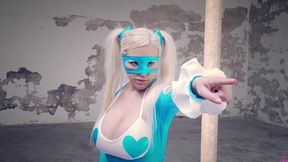 street fighter cosplay with fight and sex emilio ardana - blondie fesser