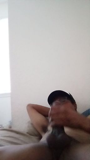 Hand solo - Rock hard cock ready to cum