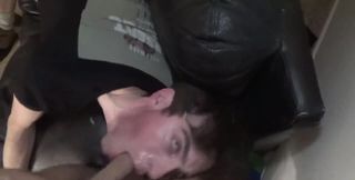 Slender boy shoves pair of big dicks in his little holes for full damage