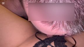 Hot & Sloppy BJ, Ass Fingering & Cum Swallowing - He Eats My Pussy, Swallows My Cum, Plays With It