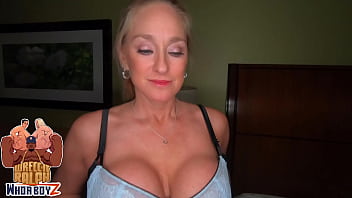 Sexy Cougar Stepmom Drains Stepsons BBC &amp_ Cumshot On Breast