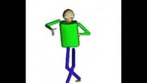 Hentai Anime Girl Dances Seductively With Game Character Baldi
