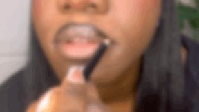 Nude Lips and Black Liner