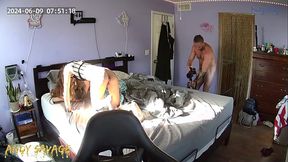 BTS amateur couple fucking real feel bug on wall POV