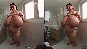 VR 180 3D - Soapy Boobs and Swinging Tits in the Shower with Alice (Clip No 2805 - wmv version)