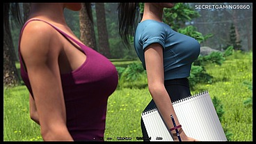Busty beauty in the woods - Summer Heat (Part 12) By Naughty Fox Games - 3D Porn Game