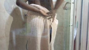 Washing my pussy nicely so my husband can fuck me good, just the way I love it.