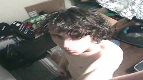 Stripping, Collaring Myself, and Jerking off!