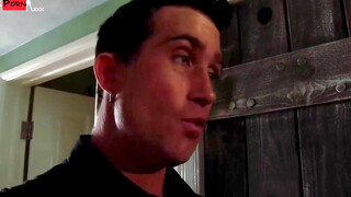 1. Blonde Bombshell vs. Tattooed Stud Naughty Shower Evacuation