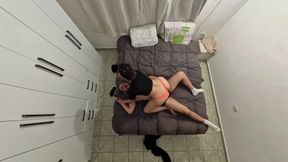 Friends Play-fight Over the TV Remote and End up Having Sex