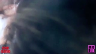 Busty latin fucks her sugar daddy on the balcony - Risky public sex