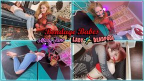 Superheroine Bondage Babes - Rope ties and struggling with Jacquelyn Velvets and Kat VanWylder 1080 mp4