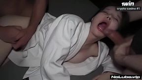 3 Guys 1 Girl - Perfect Body, Big Tits - She Came To Europe For This - hottest XXX!