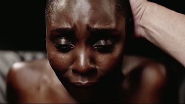 Ebony milf dominates and takes a huge creamy load to her face