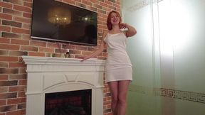 rina ray amateur redhead sucks cock & get pussy pounded pov