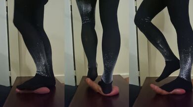 Barbie cock trampling in pantyhose No.20