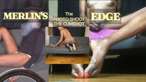 Showing of My feet and painted toes during the "Merlin's Edge" photo shoot