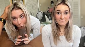 Young Woman Craves His Thick BBC in Her Tight Teen Pussy