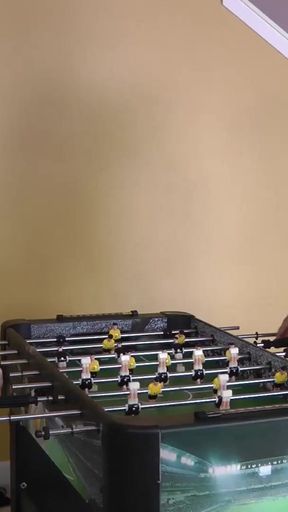 A strip foosball game promises a spanking treat at the end   Clip 2