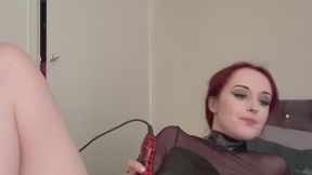 Sexy hot Smoking while masturbating