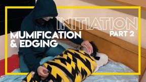 Mummified & Edging by Two Masters - Part 1 (1080p) Gay Bondage - Gay Domination - Mummification - Tape Bondage - BDSM