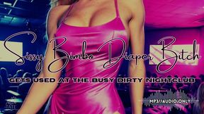 Sissy Bimbo Diaper Bitch Gets Used at the Busy Dirty Nightclub MP3