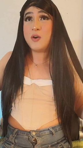 Beautiful Trans with Doll Face