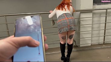 Brought a stranger to orgasm on the street.