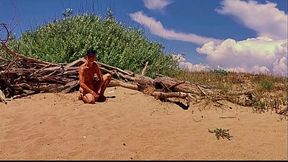 this happens if naked pathetic white slave visit without penis cage public gay beach