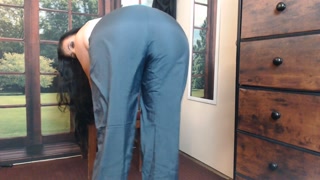 lesbians love nylon running pants