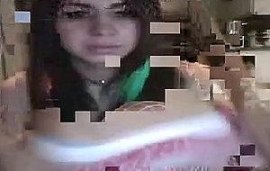 Amateur tranny in stockings solo