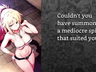 Mordred from fate locks u in chastity to celebrate Locktober