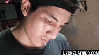 LecheLatinos.com - Cute young Latino's gay awakening after an intense bareback fuck