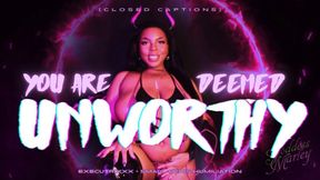 You Are Deemed UNWORTHY [closed captions] - AVI