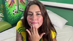 blowjob, deepthroat and a lot cum in mouth with hot pornstar