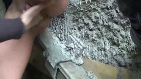 Crazy girl suck a cock and get fucked on the railway